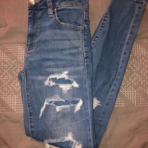 american eagle hi-rise jegging
